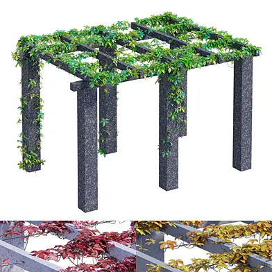 Straight pergola