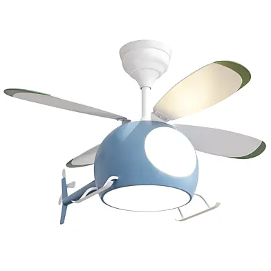 Creative Cartoon Airplane Ceiling Fans with LED Lights