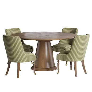 Gallery Chair and Radovan Dining Table Set