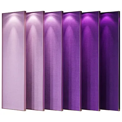 Fabric wall panels - Purple gradient