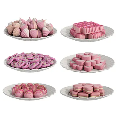 Pink desserts 6 kinds 2