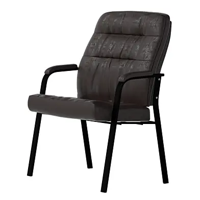 OLIXIS chairs with artificial leather and soft armrests