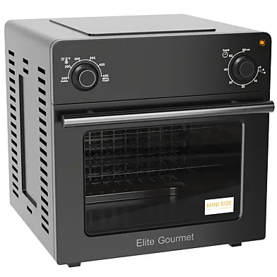 Elite Gourmet Compact Mini Air Fryer Oven