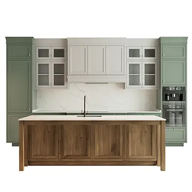 Shaker style English kitchen