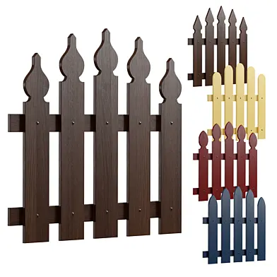 Garden fence with 5 options