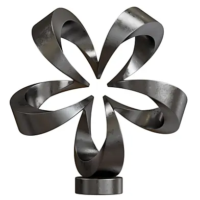 Outdoor metal sculpture
