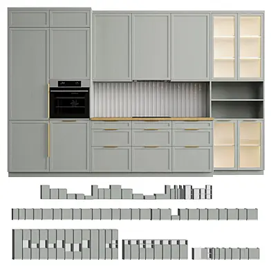 Kinel Kitchen / 80 modules