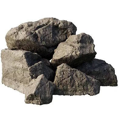 Natural Rock Boulder Set – Decorative Stone Collection 11