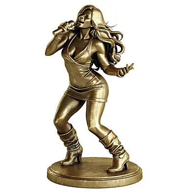 Singer Girl Statue