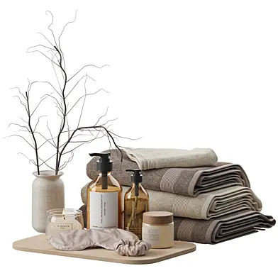 Decorative set for the bathroom 02