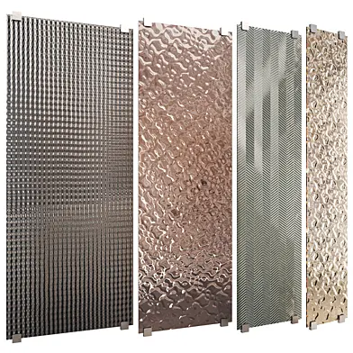 Glass partitions set 20 (4 textures and colors)