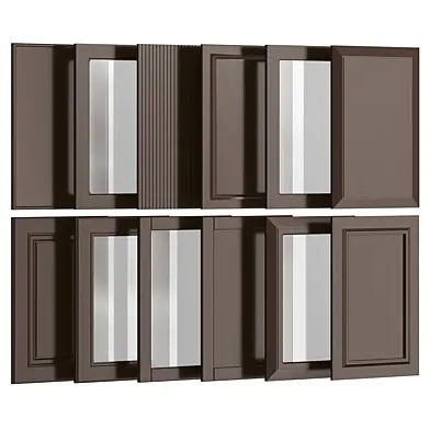 Furniture facades. Set of 12 panels