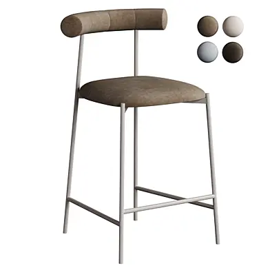 Liliana Performance Velvet Stool
