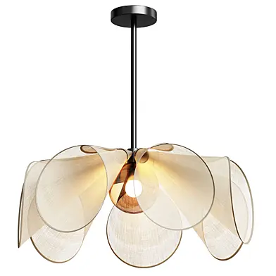 Flower Fabric Pendant Light