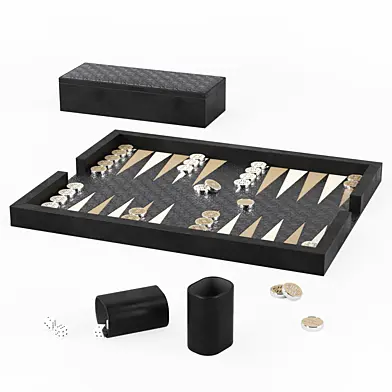 Giobagnara x Elie Saab Monogram Backgammon Set