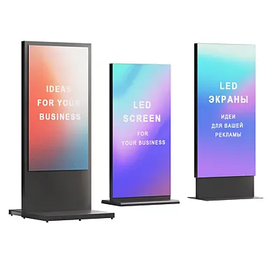 LED video pylons