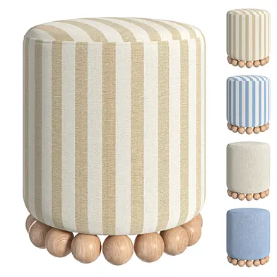 Stella Ottoman pouf from Candelabra Home