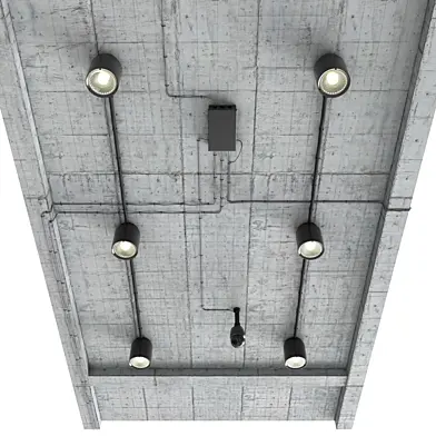 Concrete ceiling