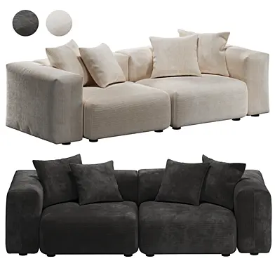 JACH Direct Velvet 2-Seater Sofa
