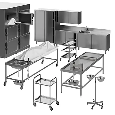 Set of medical equipment for morgue 1