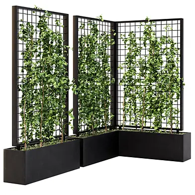 Vertical Green Screen Trellis System 02