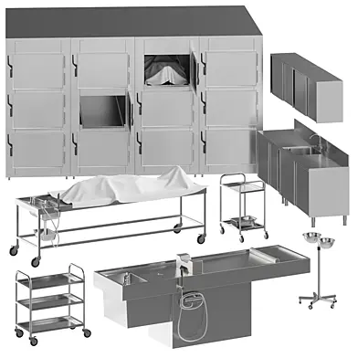 Set of medical equipment for morgue 2