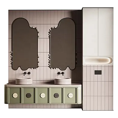 Eclectic Bathroom Vanity Set
