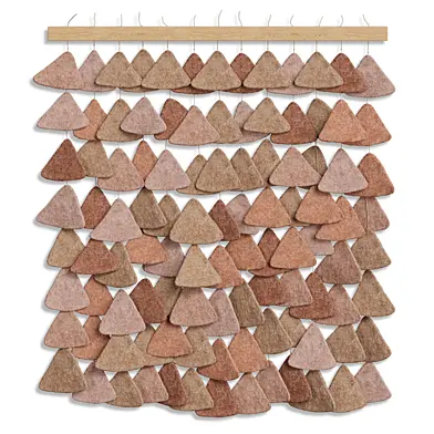 Tonal Papier mache Wall Hanging