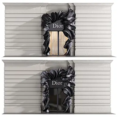 Facade and portal of the Dior boutique