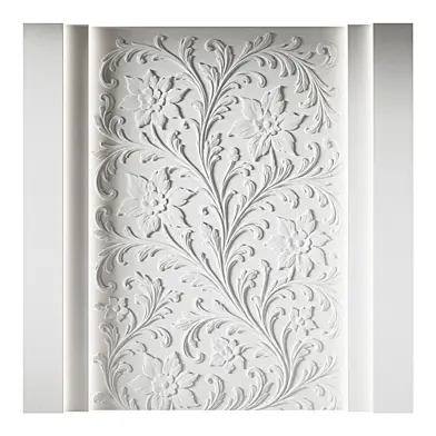 134 Decorative plaster 3D panel 91 Bas-relief "Classic ornament"