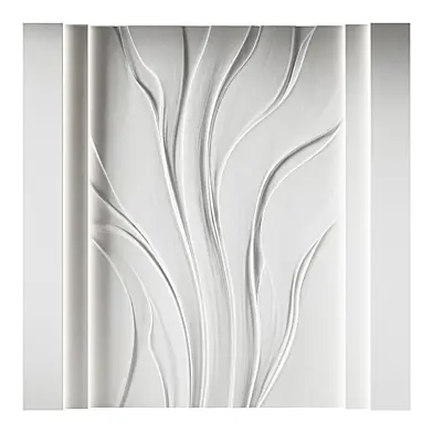 144 Decorative plaster 3D panel 101 Bas-relief "Waves"