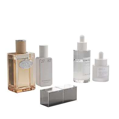 Decorative set of perfume and care