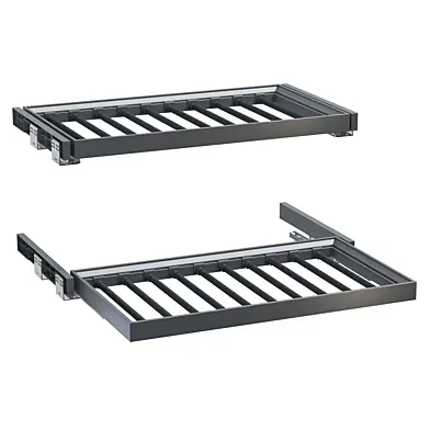 Pull-out trouser rack RANGE ULTRA, section 900mm