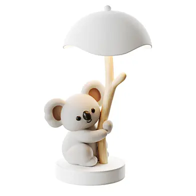 Children's table lamp with a koala