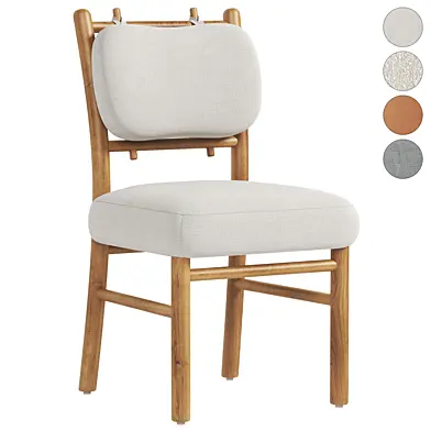 Pierre Light Brown Oak Wood Dining Chair