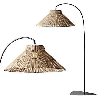 Handmade LED Floor Lamp Niza with Remote Control
