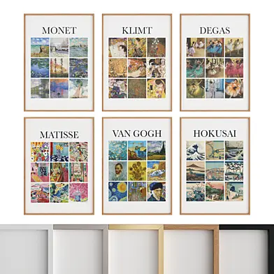Wall Art Prints Set 05 - Collages