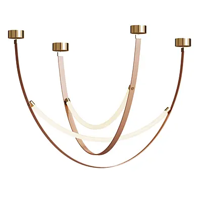 Leather Belt Pendant Lamp