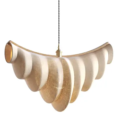 Modern Wave Mesh Fabric Pendant Lamp 1311
