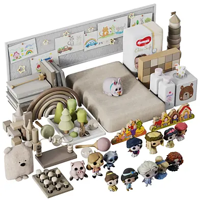 Toys, decor for a girl's room 1