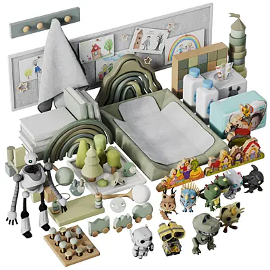 Toys, decor for a boy's nursery 2
