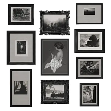Set of classic paintings 128