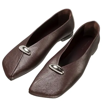 Square-toed ballet flats Lutvelizade