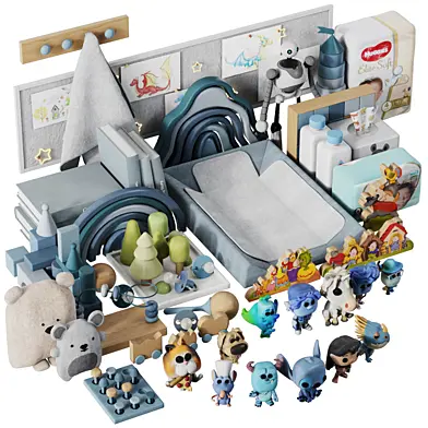 Toys, decor for a boys' room 4