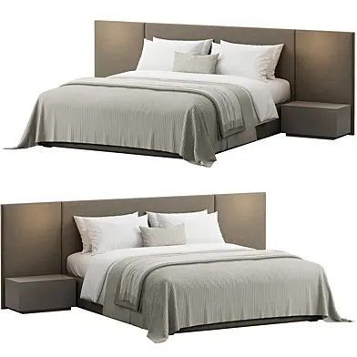Upholstered Panels Bed