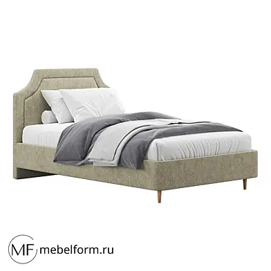 OM Lester bed on wooden legs