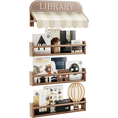 Bookcase and Shelves for Children 04