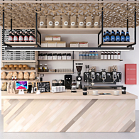JC Coffee Shop 6 - Restaurant - 3D model JC Coffee Shop 6 - Restaurant - 3D model