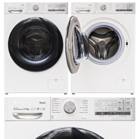 Washing machine Korting KWM 58LS1297 White - Household appliance - 3D model