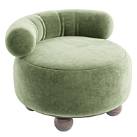 Gavyn swivel armchair Arm chair 3D model